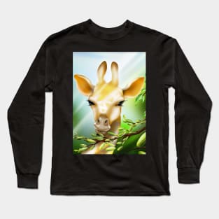 white giraffe sophie Long Sleeve T-Shirt